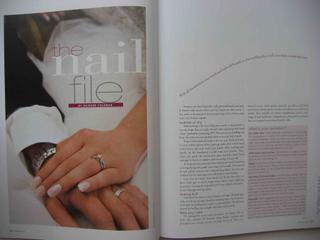Bridal nail-care feature